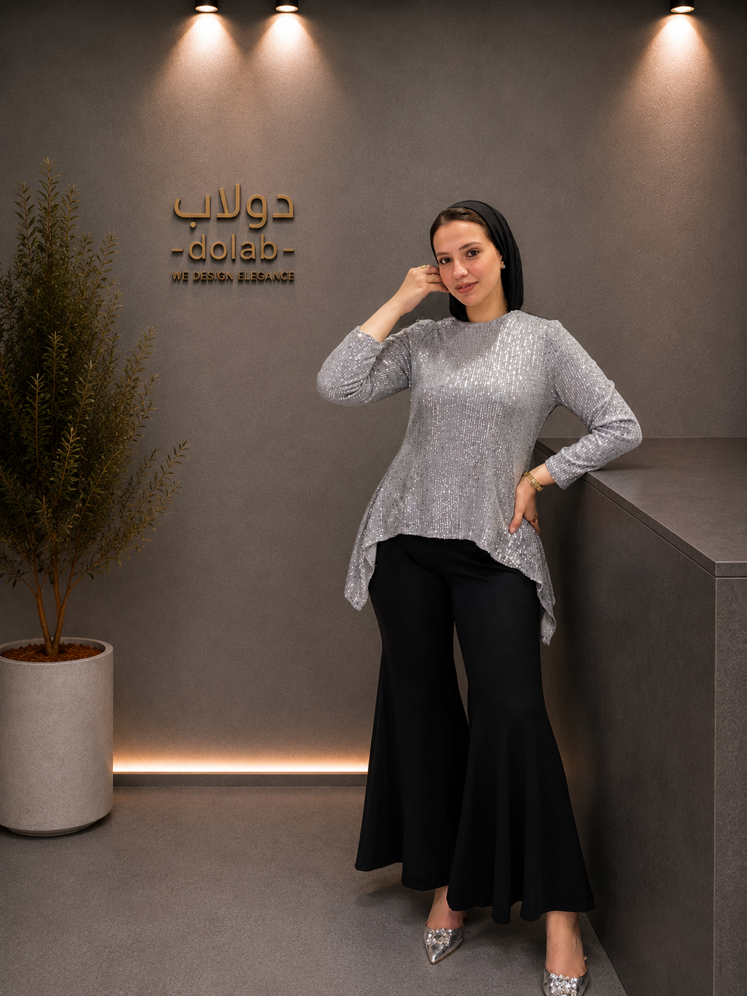 Sequin Soiree Top