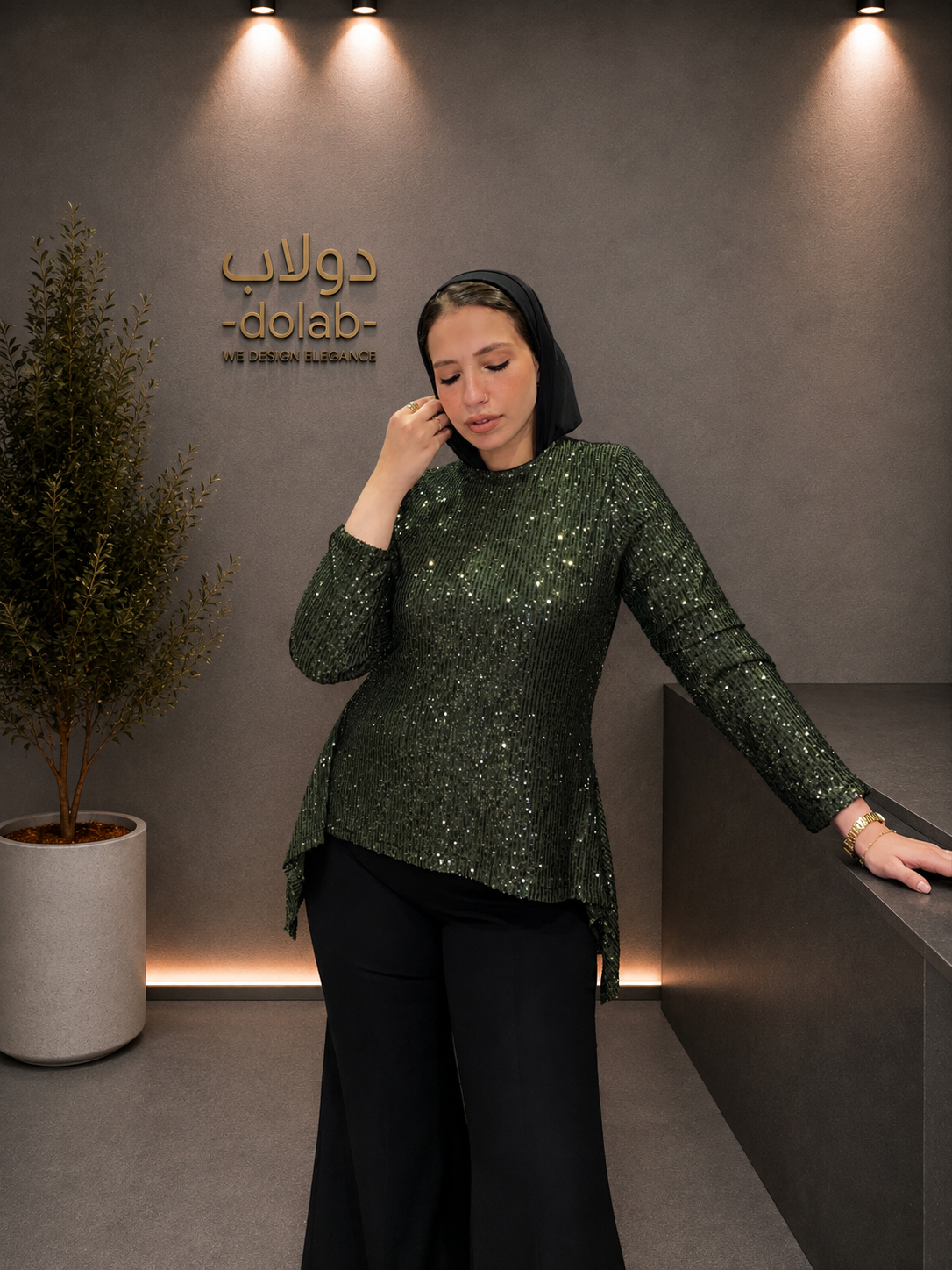Sequin Soiree Top