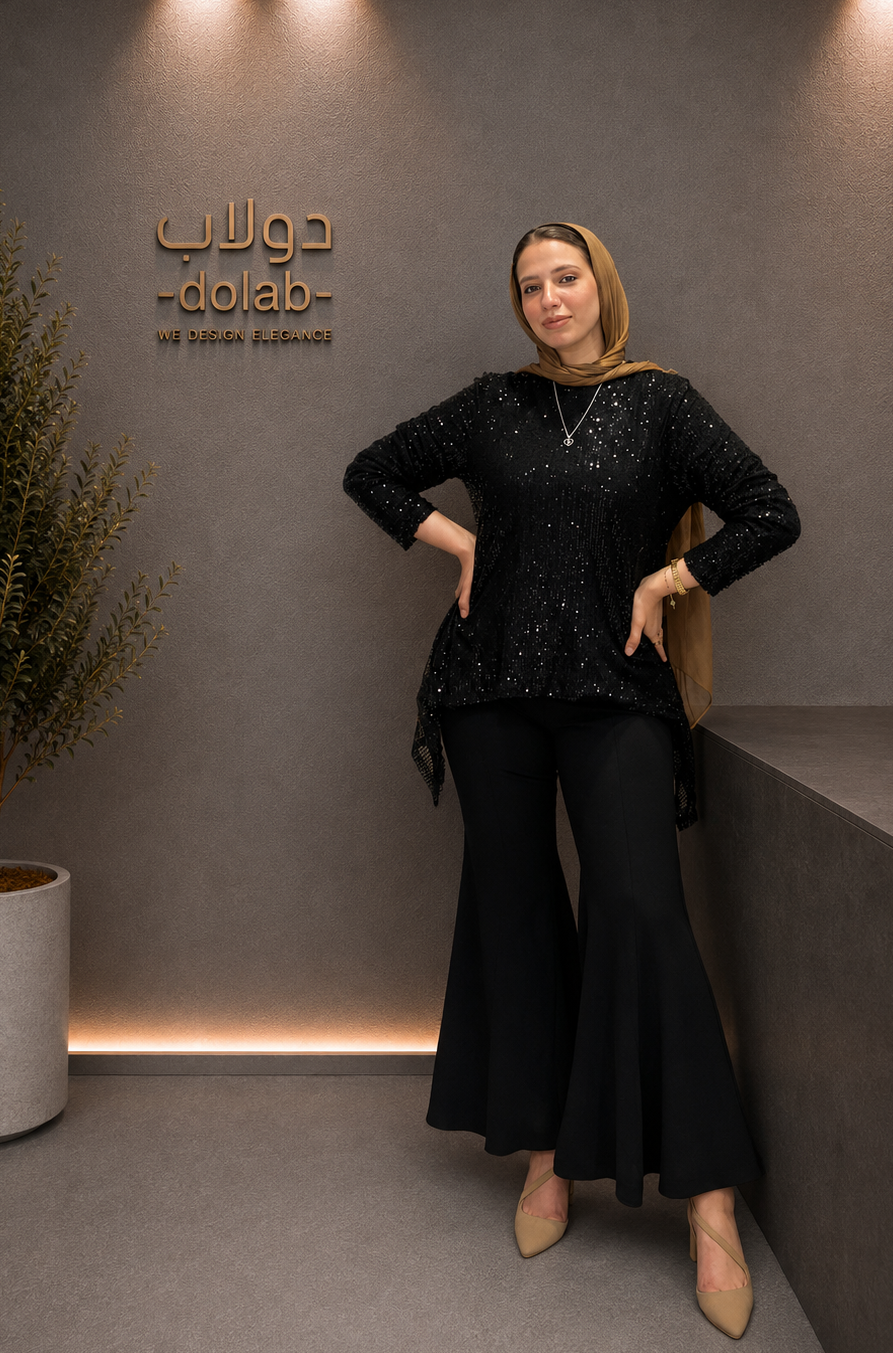 Sequin Soiree Top