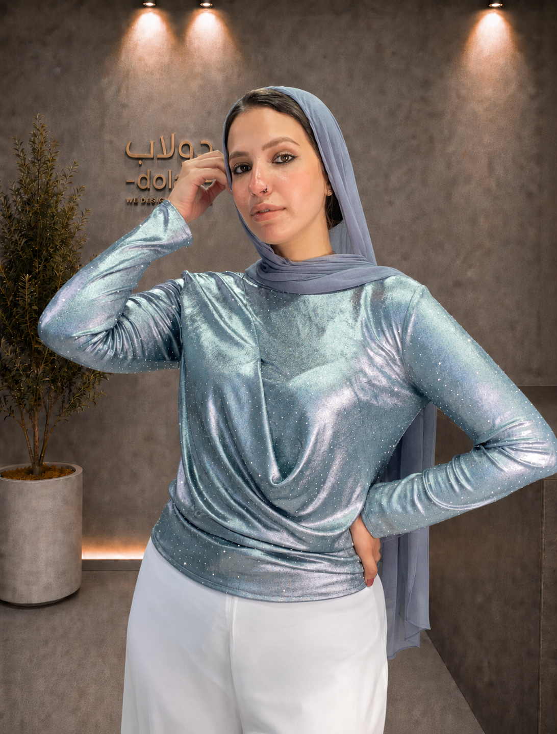 Crystal short sleeve