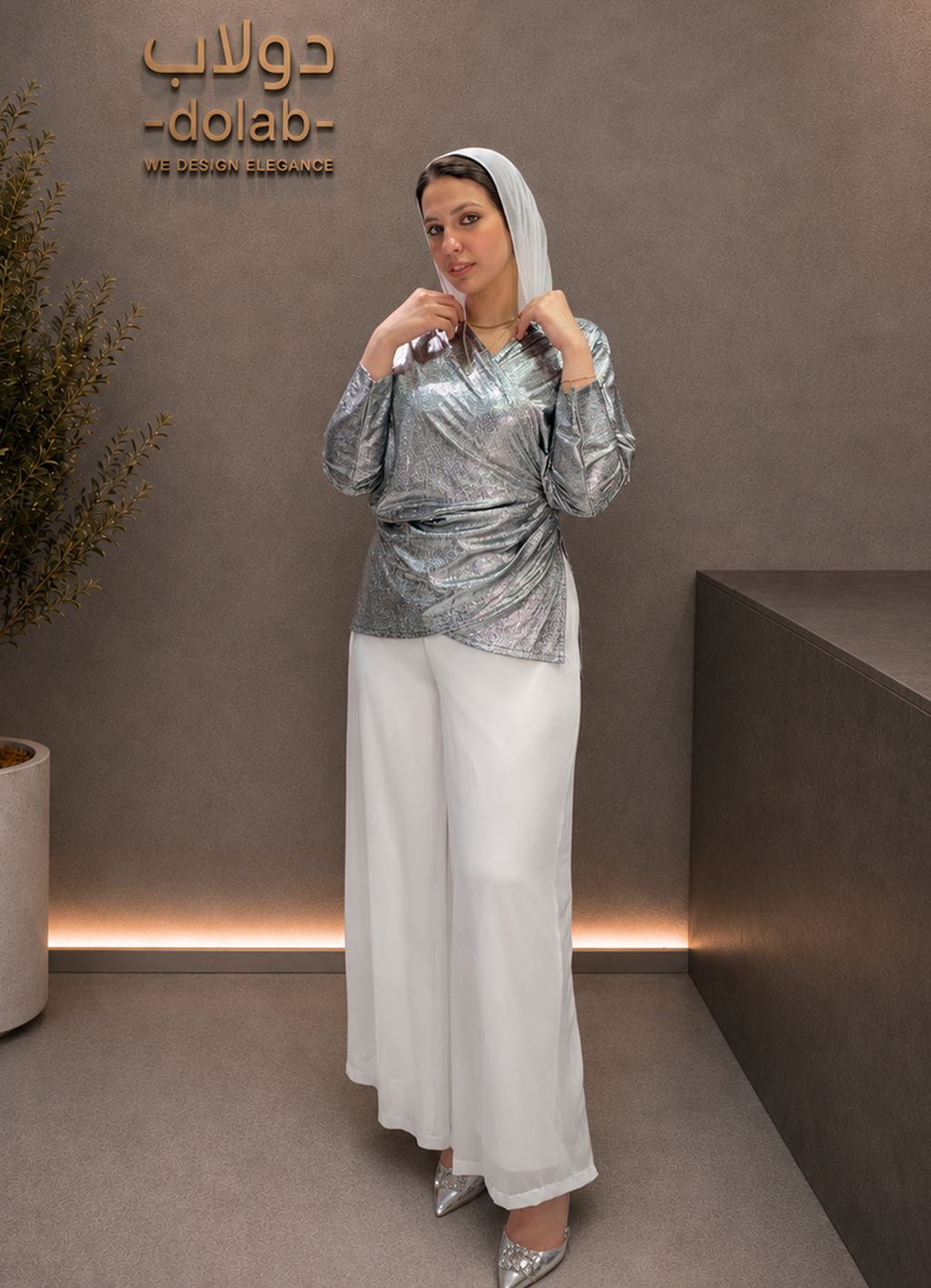 Elegant Chiffon Pants