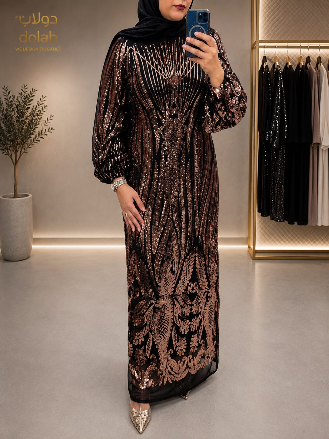 Lined Applique Tulle Dress
