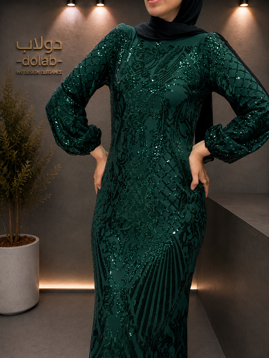 Lined Applique Tulle Dress