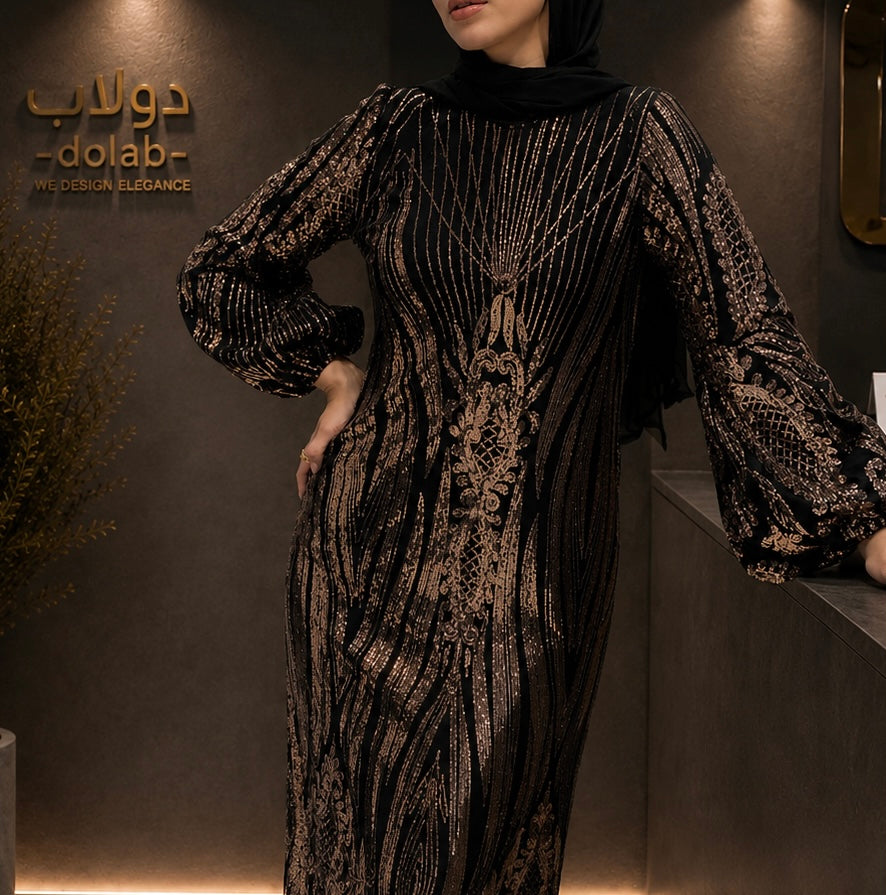 Lined Applique Tulle Dress